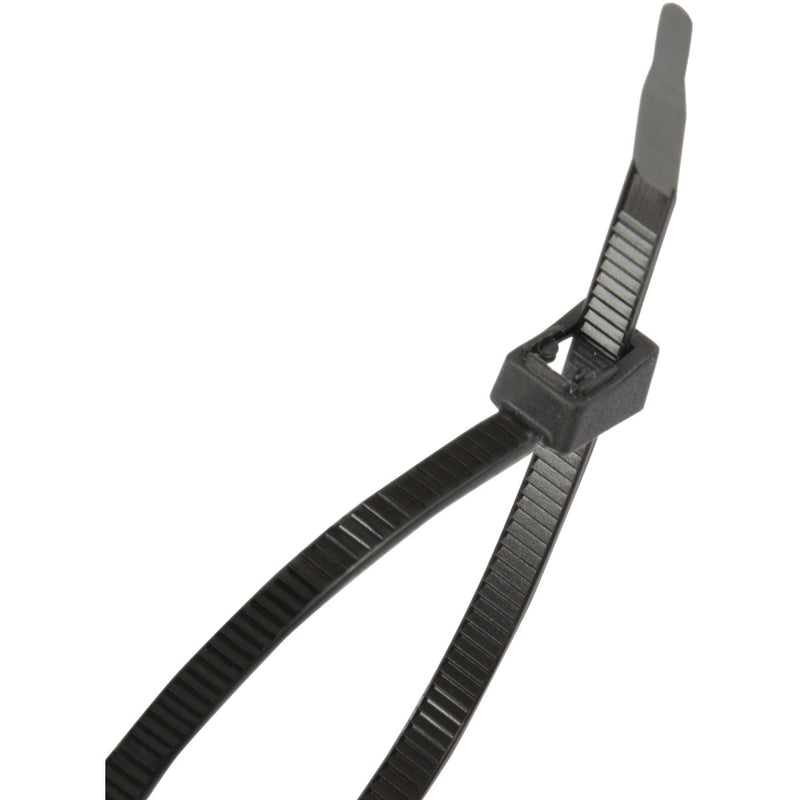 Gardner Bender Cutting Edge 11 In. x 0.169 In. Black Nylon Self-Cutting Cable Tie (50-Pack)