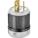 Leviton 20A 125V 3-Wire 2-Pole Industrial Grade L5-20P Locking Cord Plug