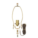 Westinghouse Push-Through Medium Base Brass Make-A-Lamp Kit