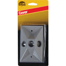 Bell 3-Outlet Rectangular Zinc Gray Cluster Weatherproof Outdoor Box Cover