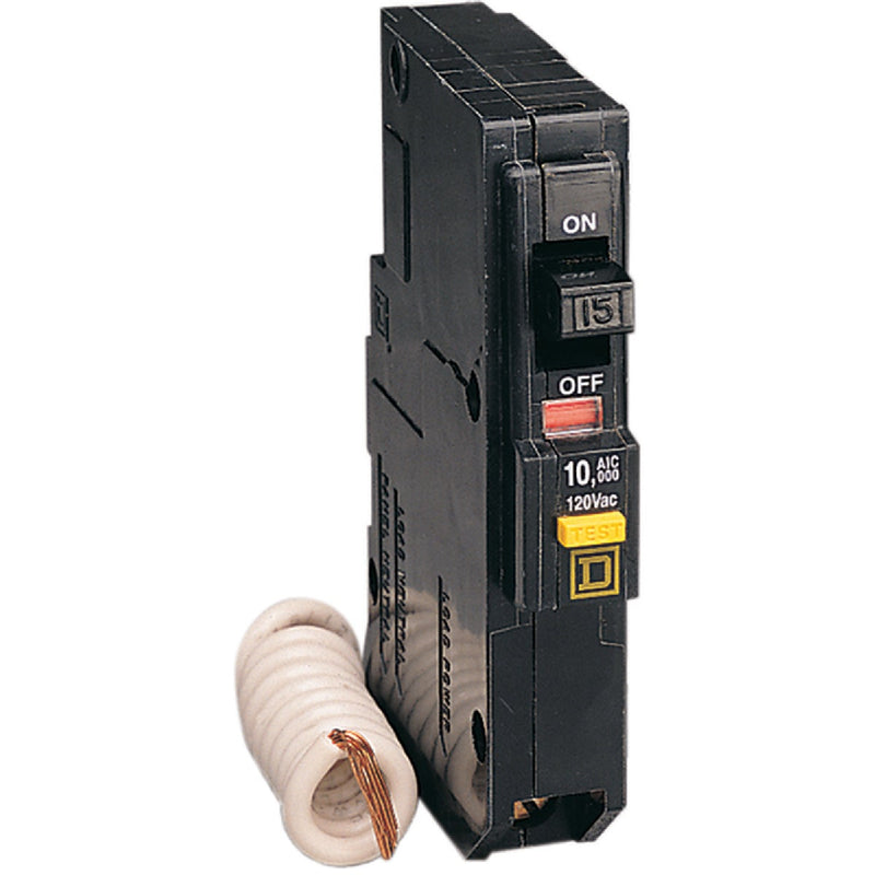 Square D QO 20A Single-Pole GFCI Breaker