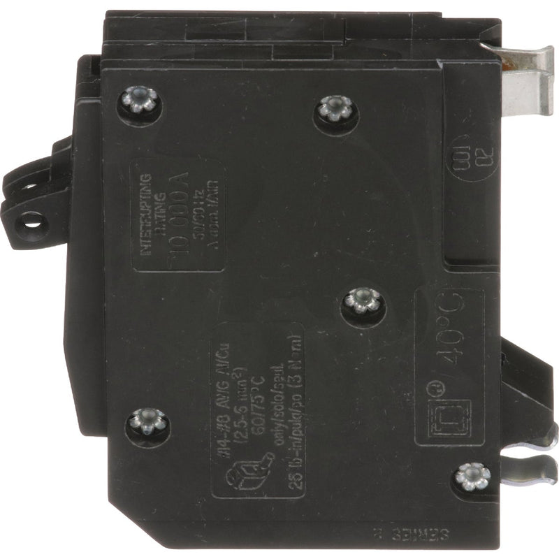 Square D QO 20A/20A Single-Pole Standard Trip Tandem Circuit Breaker