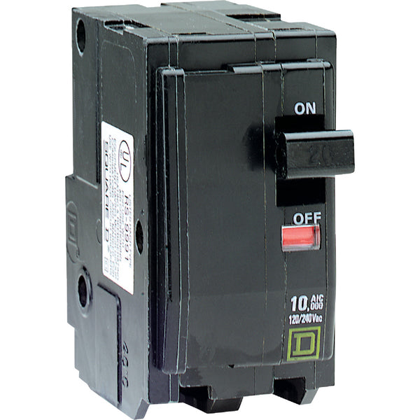 Square D QO 50A Double-Pole Standard Trip Circuit Breaker