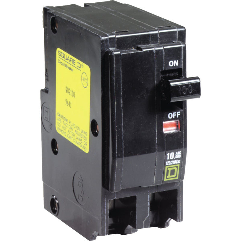 Square D QO 100A Double-Pole Standard Trip Circuit Breaker