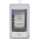 SnapPower MotionLight 1-Gang Duplex Outlet Wall Plate, White
