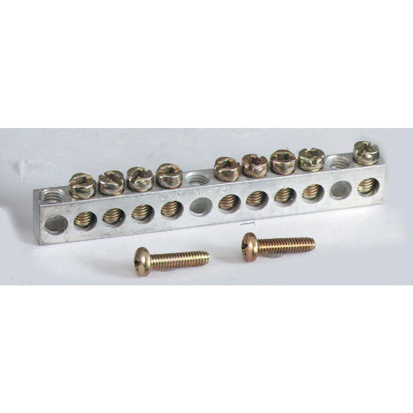 Square D 9-Terminal QO & Homeline Aluminum Ground Bar Kit