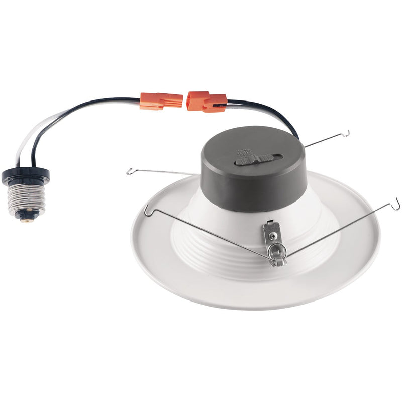 5 In./6 In. Retrofit IC Rated White LED CCT Tunable Downlight with Baffle Trim, 1100 Lm.