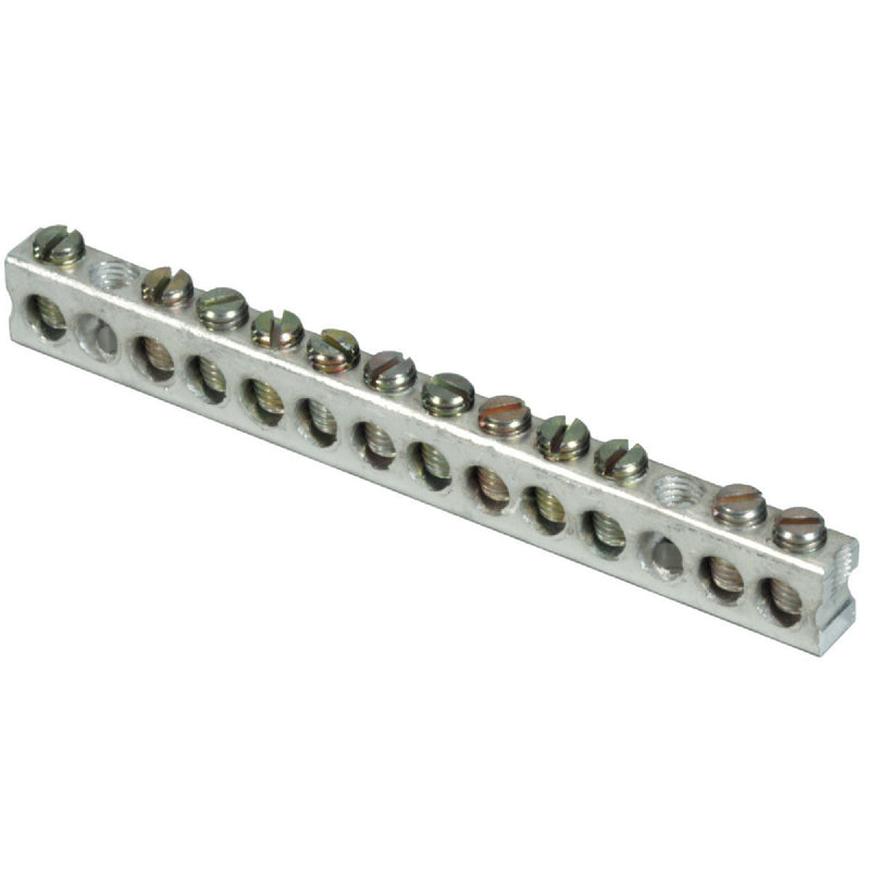 Square D 12-Terminal QO & Homeline Aluminum Ground Bar Kit