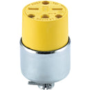 Leviton 15A 250V 3-Wire 2-Pole Armored Cord Connector