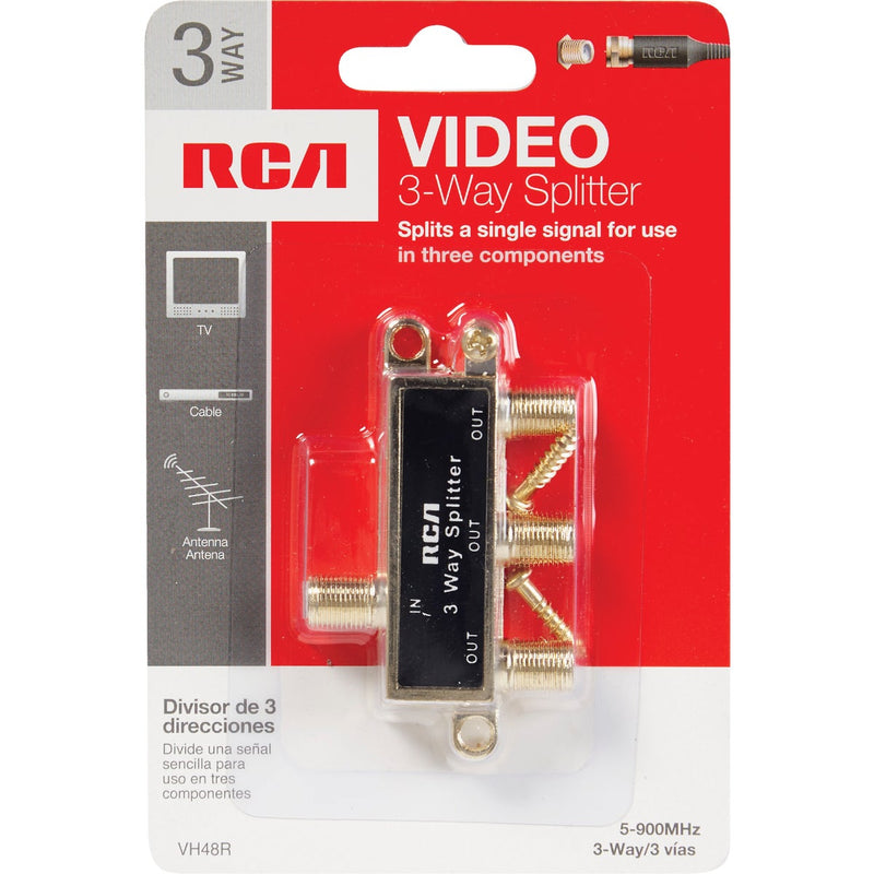 RCA 3-Way Coaxial Splitter