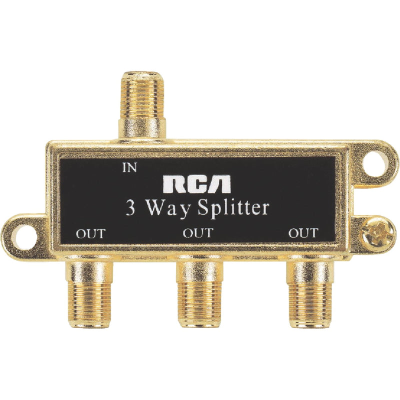 RCA 3-Way Coaxial Splitter