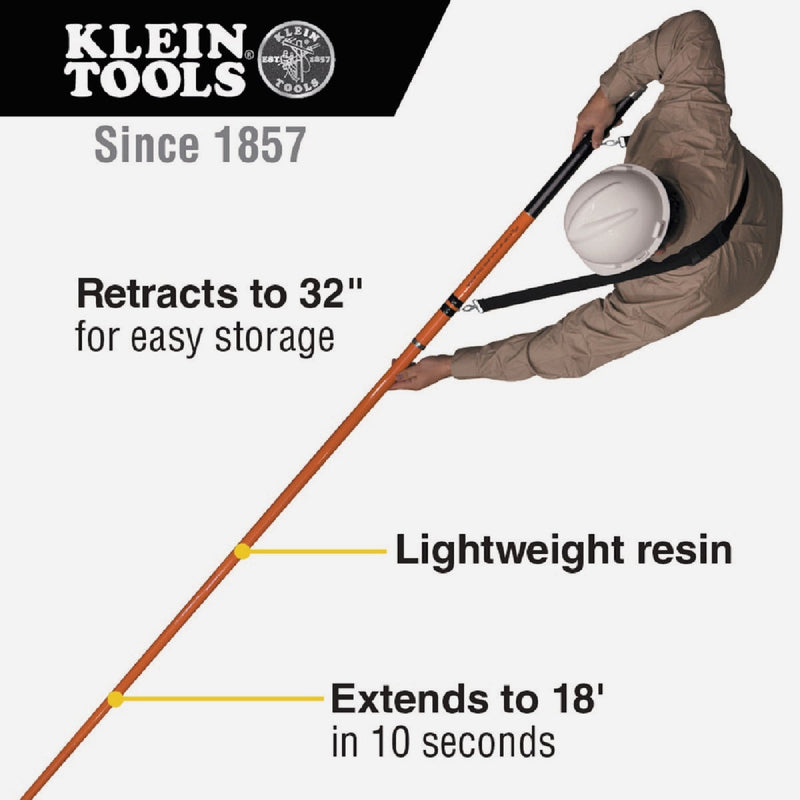 Klein WireSpanner Plus Resin Telescopic Pole