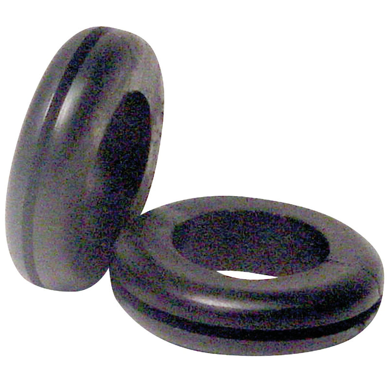 Gardner Bender 1/4 In. Flexible Black Vinyl Wire Insulation or Cording Grommet (6-Pack)