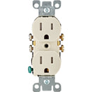 Leviton 15A Light Almond Tamper Resistant 5-15R Duplex Outlet (10-Pack)