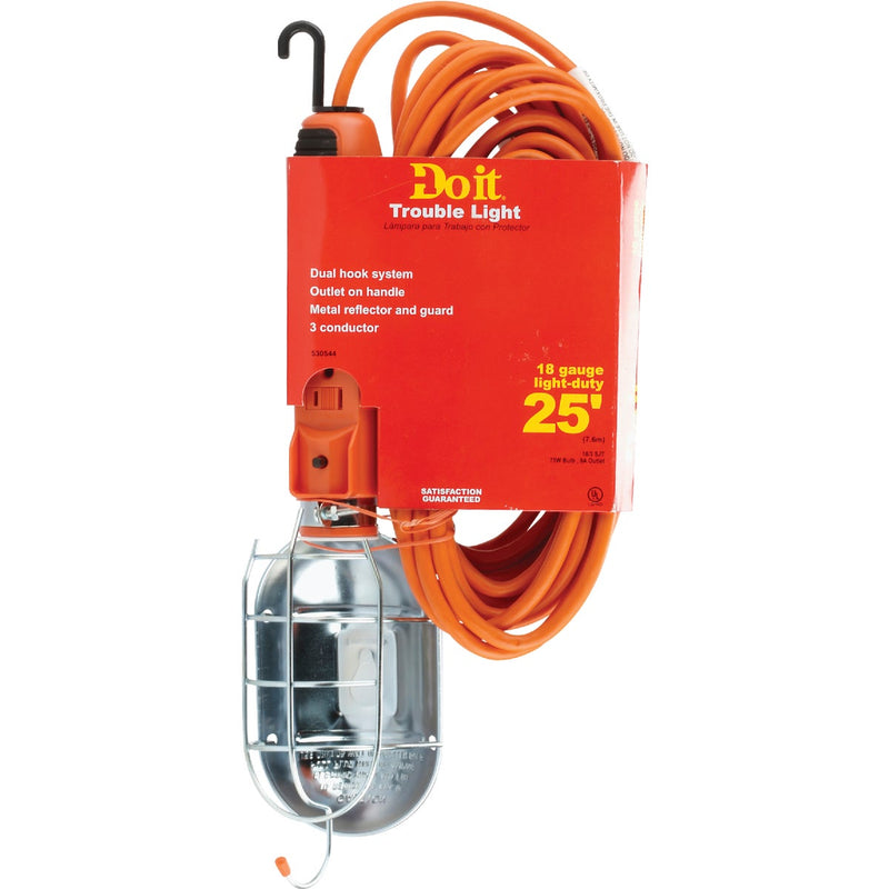 Do it Premium 75W Incandescent Trouble Light with 25 Ft. Power Cord