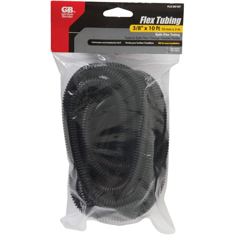 Gardner Bender 3/8 In. Dia. x 10 Ft. L. Polyethylene Black Split Flex Tubing