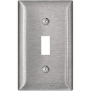 Leviton 1-Gang Stainless Steel Toggle Magnetic C-Series Switch Wall Plate