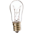 Satco 6W Clear Candelabra Base S6 Incandescent Indicator Light Bulb (2-Pack)