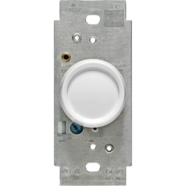 Leviton White Variable-Speed Rotary Fan Control Switch