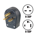 Leviton 30A/50A 250V 3-Wire 2-Pole Dual Power Plug