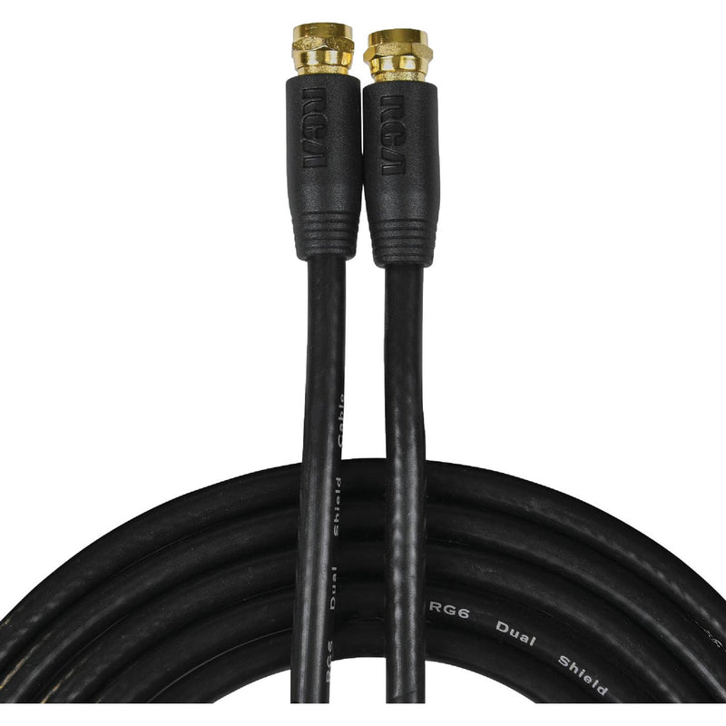 RCA 6 Ft. Black Digital RG6 Coaxial Cable