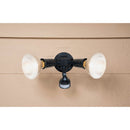 Halo Black Motion Sensing Dusk To Dawn Incandescent Floodlight Fixture