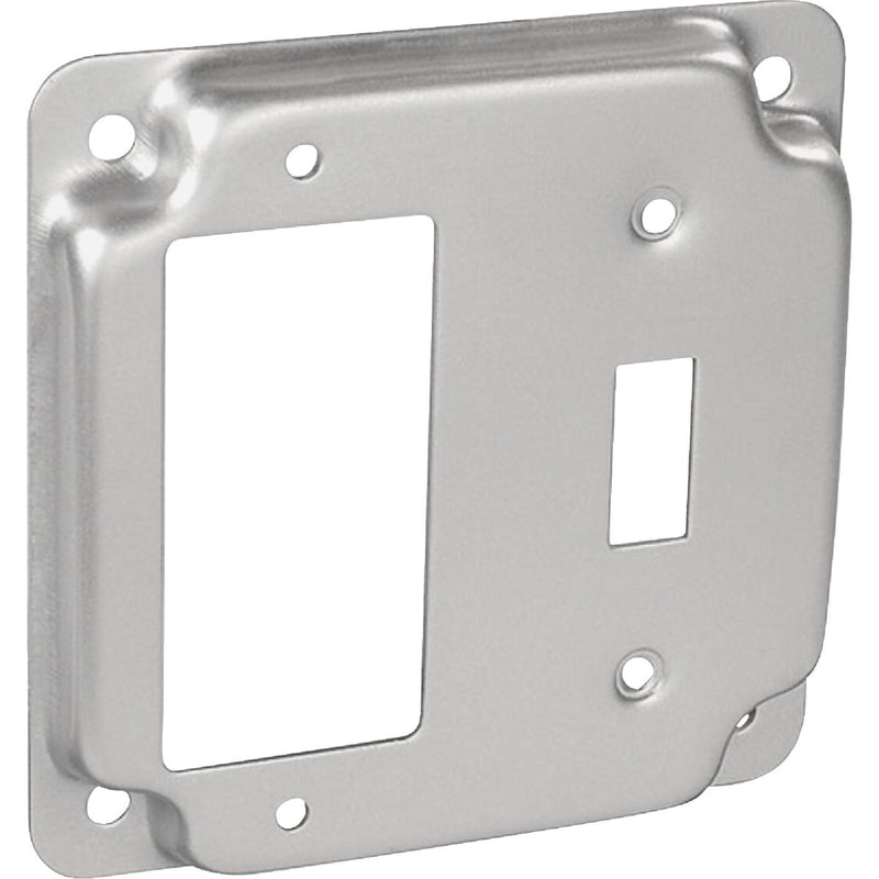 Southwire GFI Outlet and Toggle Switch 4 In. x 4 In. Square Device Cover