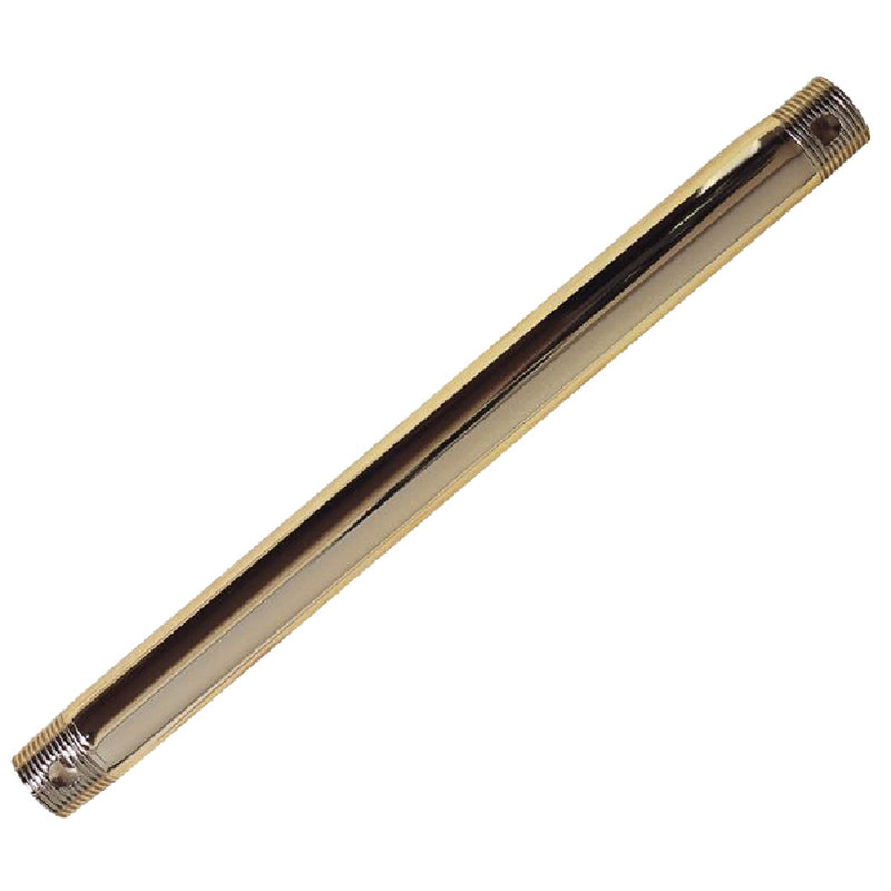 Hunter Bright Brass 3/4 In. Dia. X 12 In. L. Downrod for 9 Ft. Ceilings