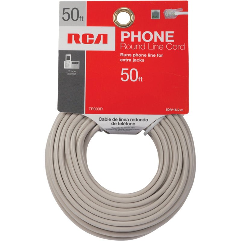 RCA 50 Ft. Ivory Phone Wire