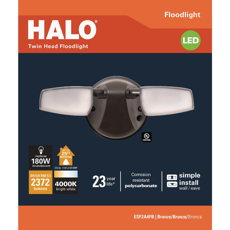 Halo Bronze 23.9W LED Floodlight Fixture