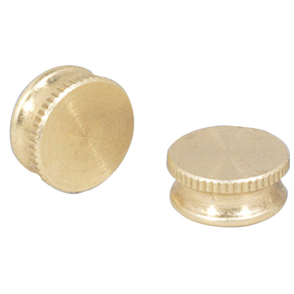 Westinghouse 1/2 In. Tapped 1/8 IP Brass Lock-up Cap (2-Pack)