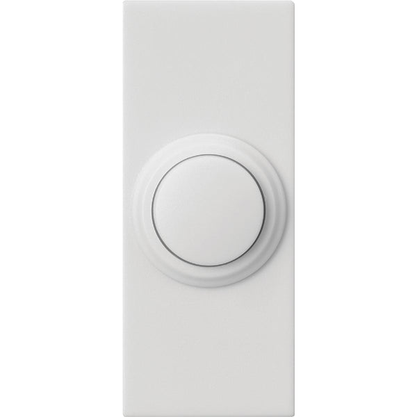 Heath Zenith Wireless White Doorbell Push-Button