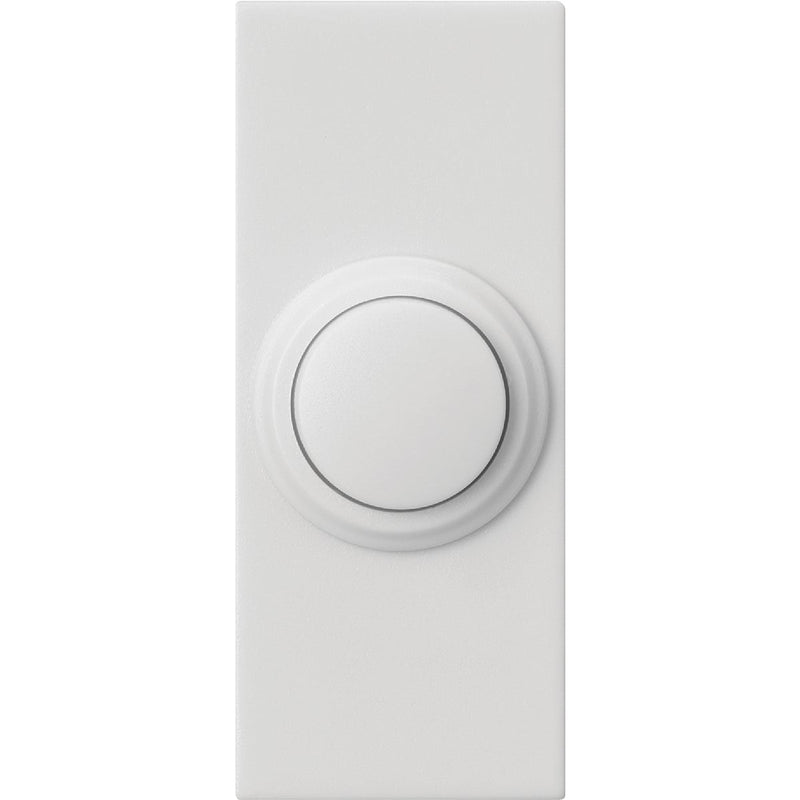 Heath Zenith Wireless White Doorbell Push-Button