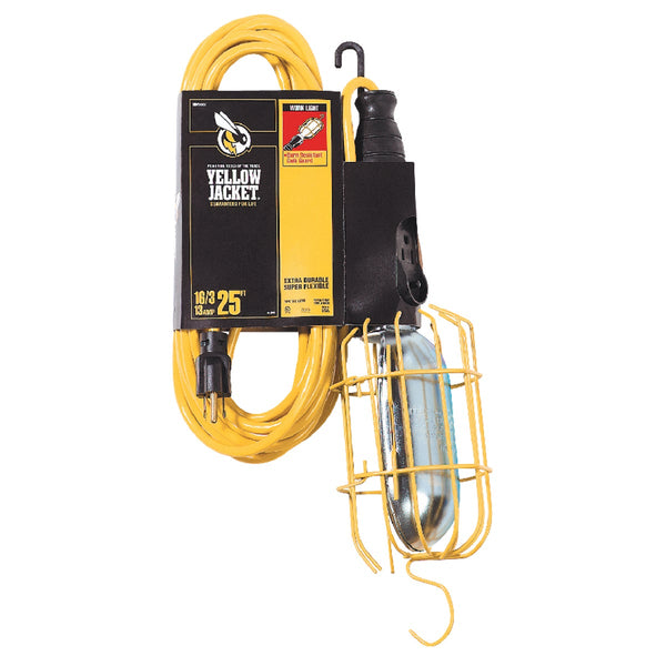 Yellow Jacket 75W Incandescent Trouble Light with 25 Ft. Power Cord