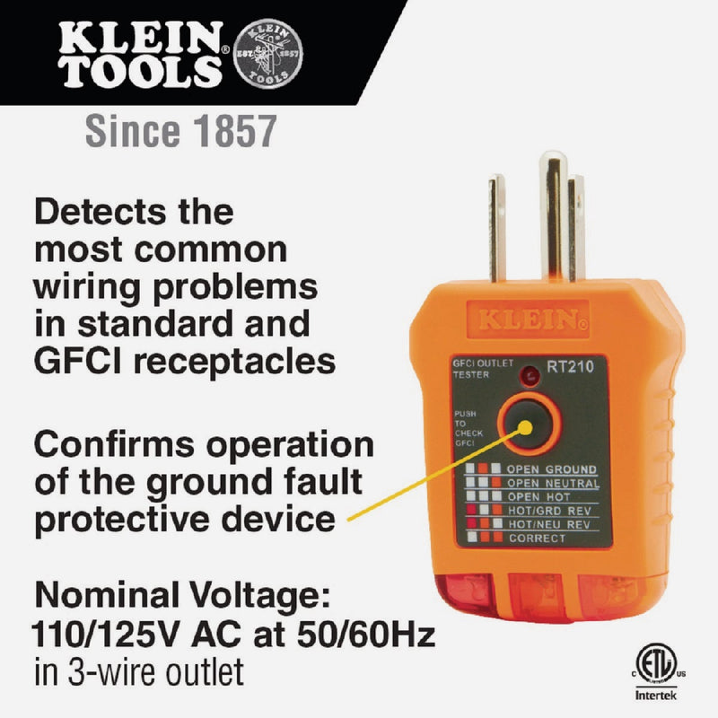 Klein GFCI Outlet Tester