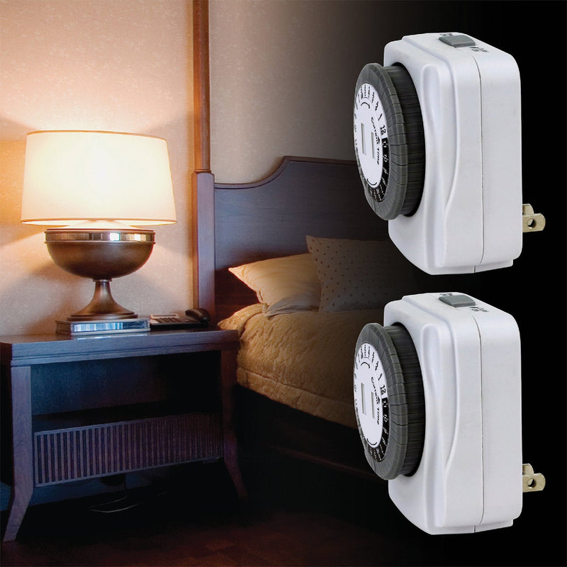 Prime 125V 24 Hr. Indoor Timer (2-Pack)