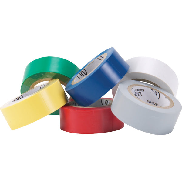 Do it General Purpose 3/4 In. x 20 Ft. Assorted Color Electrical Tape, (6-Pack)