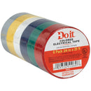 Do it General Purpose 3/4 In. x 20 Ft. Assorted Color Electrical Tape, (6-Pack)
