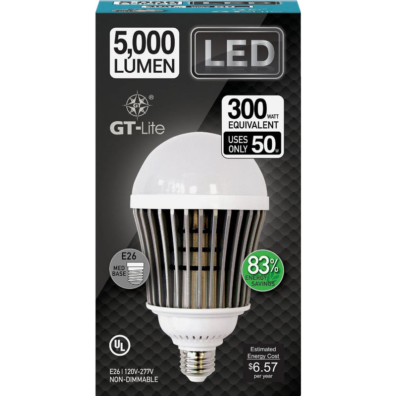 GT-Lite 300W Equivalent Frosted A-Shape Medium Base Color Temperature Changing LED High-Intensity Replacement Light Bulb