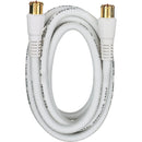 RCA 6 Ft. White Digital RG6 Coaxial Cable