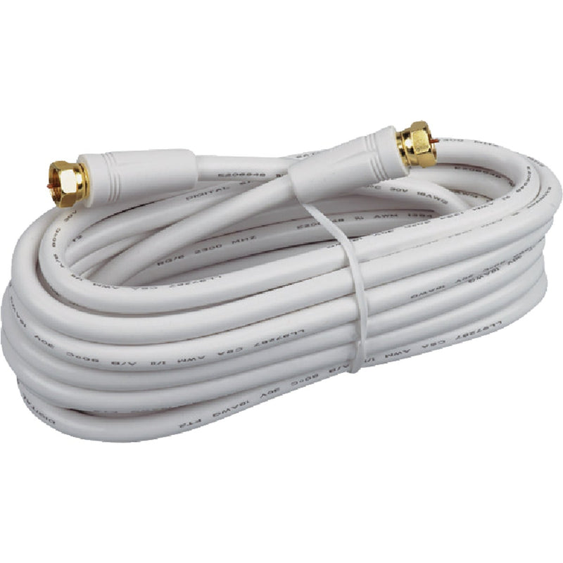 RCA 12 Ft. White Digital RG6 Coaxial Cable