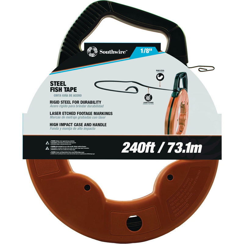 Southwire 4.5mm W. x 240 Ft. L. Steel Fish Tape