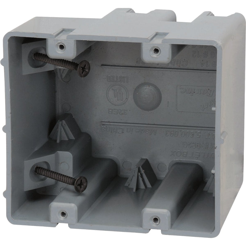 Madison Electric Smart Box 2-Gang PVC Molded Original Wall Box