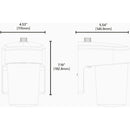 Halo White Dusk To Dawn LED Patio Light Fixture