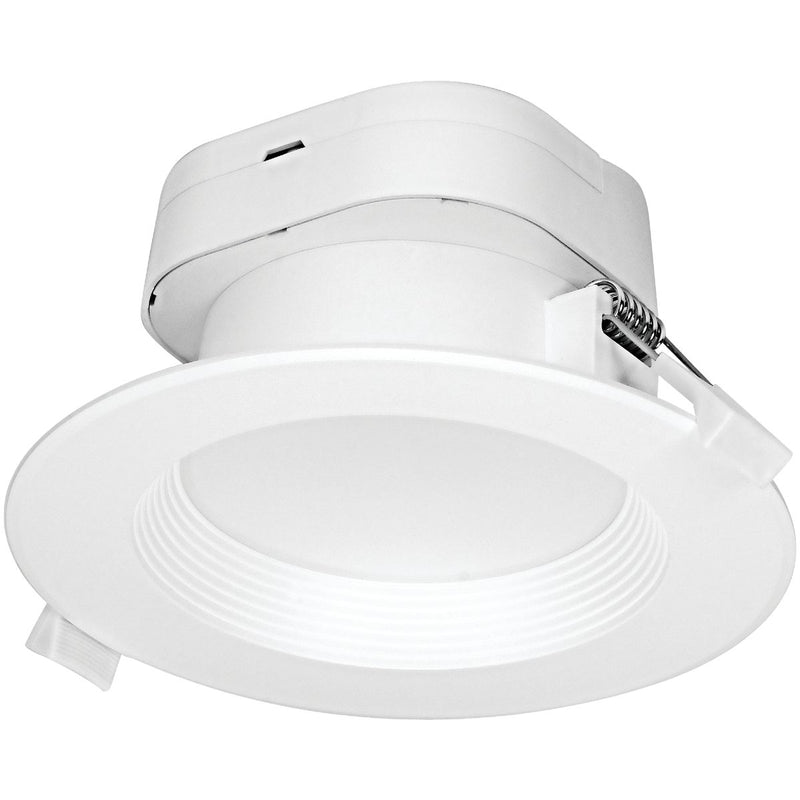 Satco 4 In. Direct Wired IC Rated White 4000K LED Recessed Light Kit