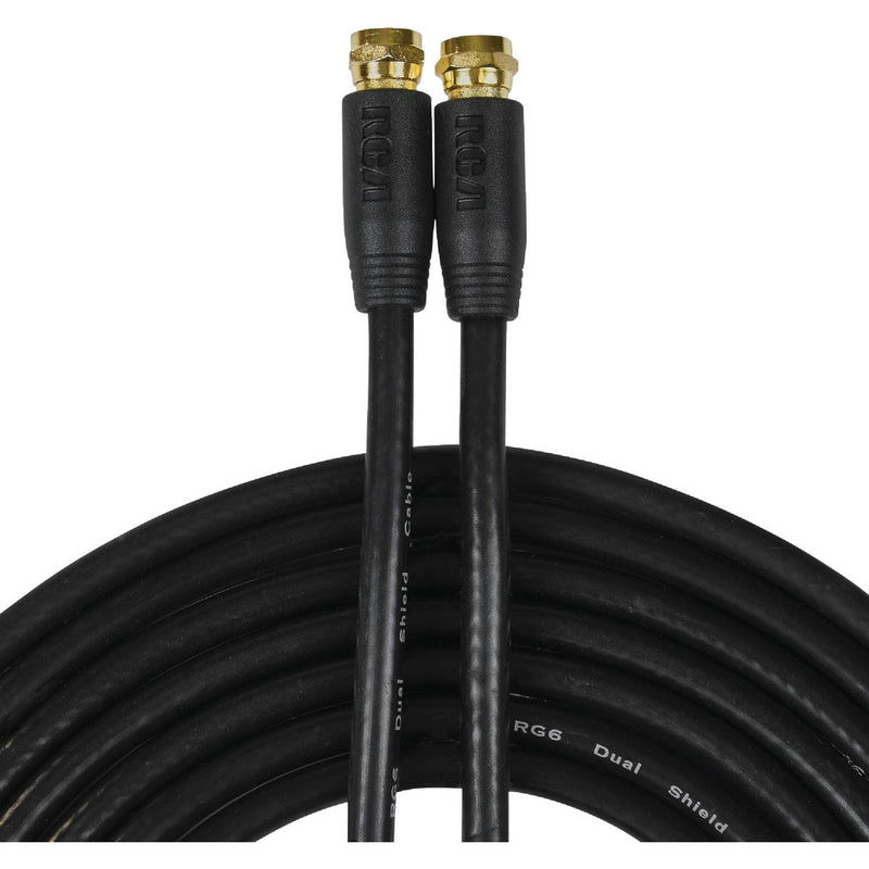 RCA 25 Ft. Black Digital RG6 Coaxial Cable