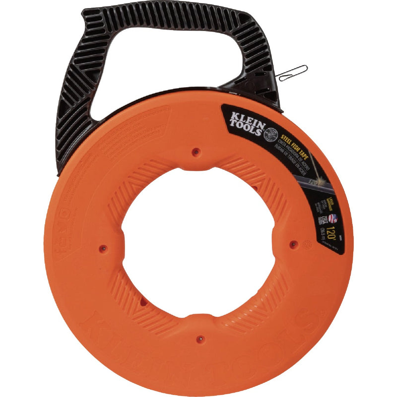 Klein 1/8 In. W. x 120 Ft. L. Steel Fish Tape