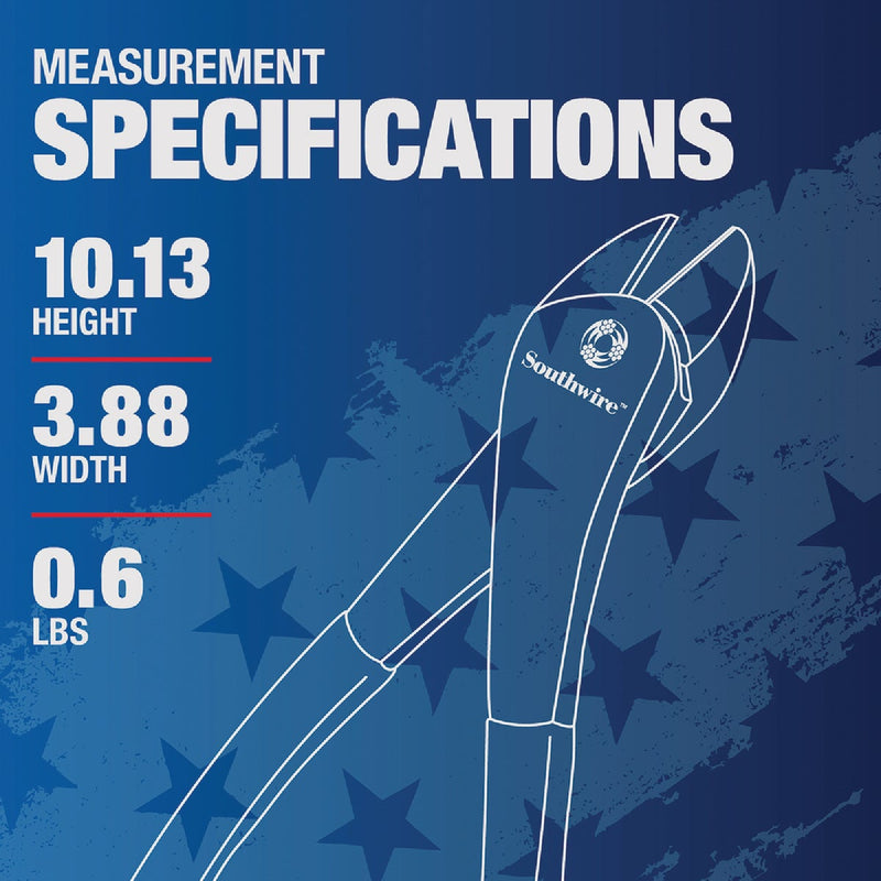 Southwire Wounded Warrior Project 8 In. Diagonal Cutting Pliers with Angled Head