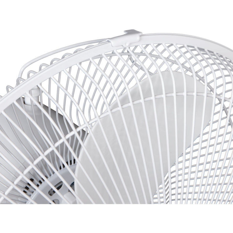 Best Comfort 12 In. 3-Speed White Oscillating Table Fan