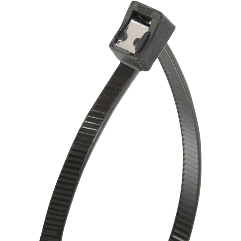 Gardner Bender Cutting Edge 8 In. Black Nylon Self-Cutting Cable Tie (50-Pack)